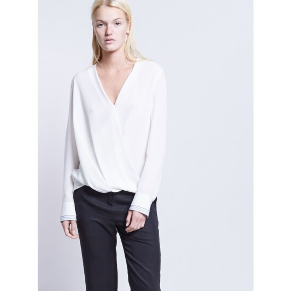 Rag & Bone silk blouse.